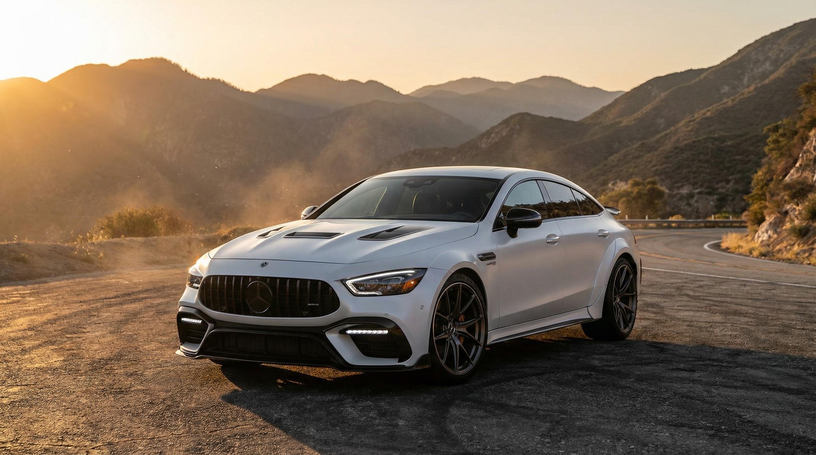 小马拉大车白色豪华轿车宽体改装视频